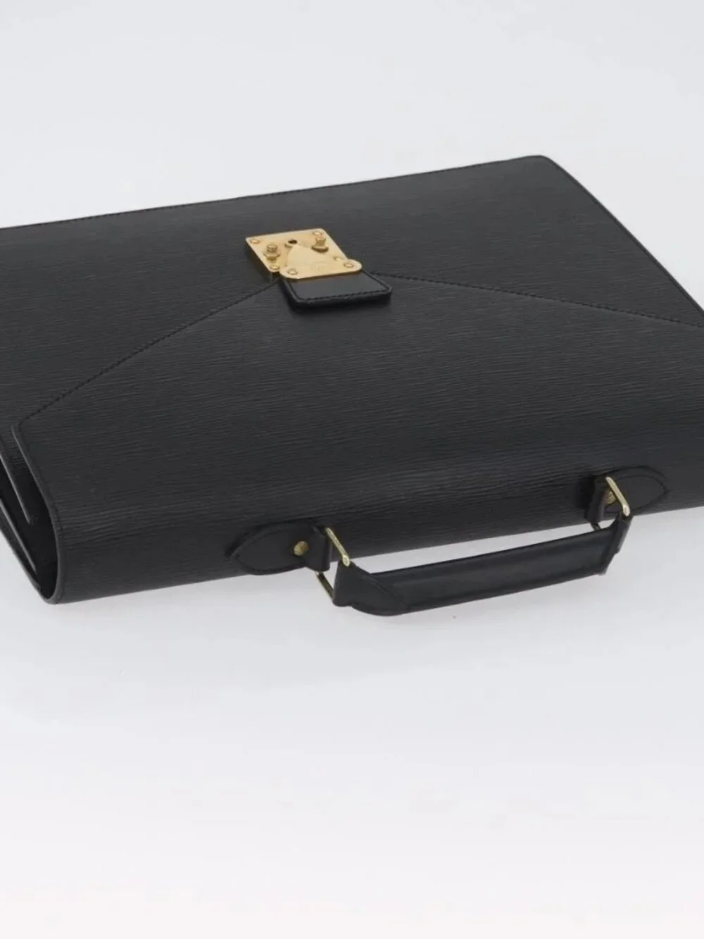 LOUIS VUITTON Epi Serviette Conseiller Briefcase Black